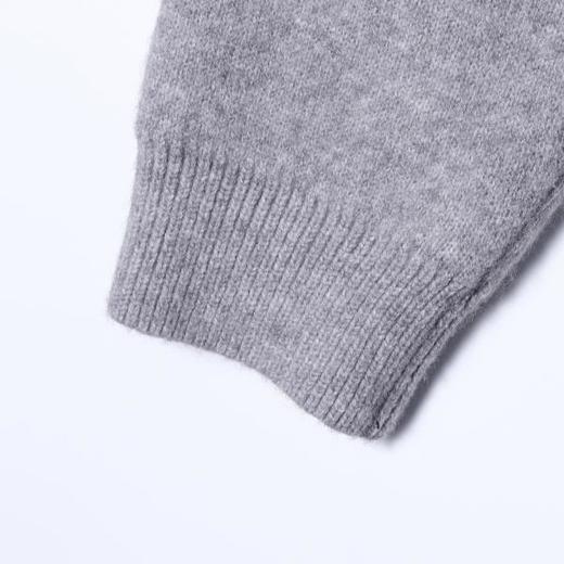 72633SDSA秋冬新款痞帅男装撞色趣味图案拉链连帽毛衣百搭开衫针织衫 商品图4