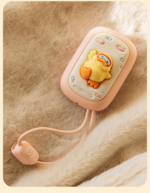 秋冬【暖手宝充电宝】带线二合一 usb便携式迷你暖宝宝生日礼物调温  商品图6