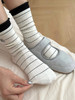 egg螺纹条纹袜5双 商品缩略图5