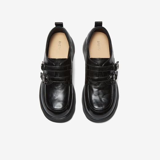 【云粉节】BF楼百思图2026春季商场新款牛皮学院风牛津鞋皮鞋女深口单鞋CS303AM6吊牌价799.现价439 商品图1