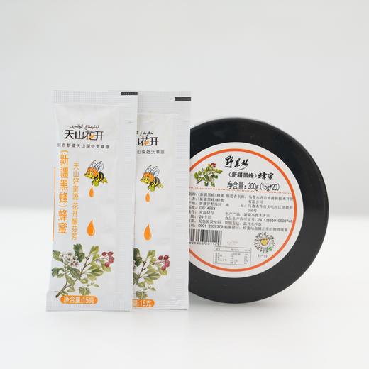 天山花开·新疆黑蜂蜂蜜15g*20条/瓶 温水即冲 润喉养胃超方便 商品图4
