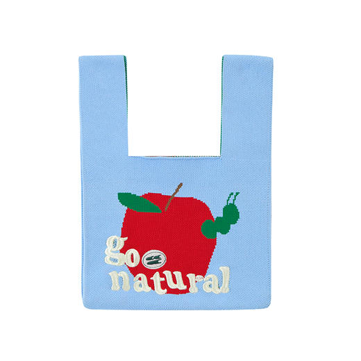 CryingCenter 苹果虫针织手提背心包 哭喊中心 商品图4