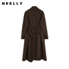 NEELLY纳俪商场同款冬季新款高级感长款双面呢大衣女牦牛绒外套 商品缩略图0