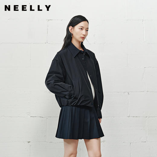 NEELLY纳俪商场同款冬季新款休闲通勤短款羽绒服女百搭时尚外套N25101L01016 商品图0