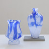 碧轩厂家直销蓝色肌理新中式复古艺术玻璃花瓶氛围感台面鲜花花瓶 商品缩略图1