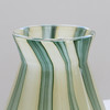 现代简约抹茶绿条纹花瓶仿真花摆件家居样板房客厅玄关台面装饰品 商品缩略图3