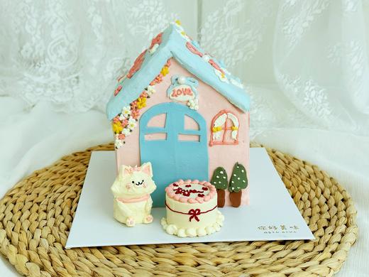 立体小房子造型蛋糕（务必提前24小时预定） 商品图0