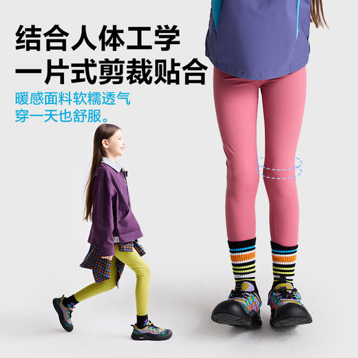 fx-咕噜日记儿童彩色柔软高弹运动舒适打底裤PDK2510 商品图3