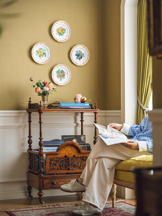 独角鹿西洋古董 20世纪中期皇家哥本哈根出品「Flora Danica 丹麦之花」系列水果盘 四件套 商品图1