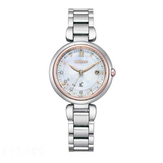 西铁城/CITIZEN光动能多局电波时尚女表ES9466-65W 商品图6