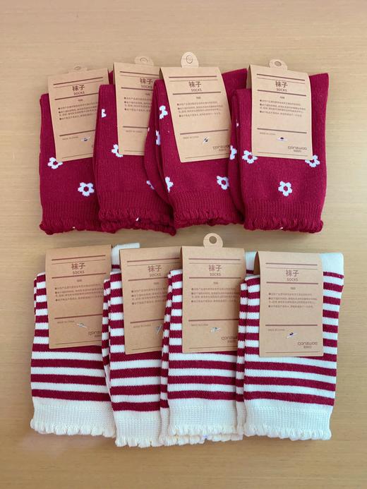 松植屋高弹男女同款运动船袜短袜中筒袜螺纹长袜羊毛袜毛巾袜，无印同款袜子 商品图7