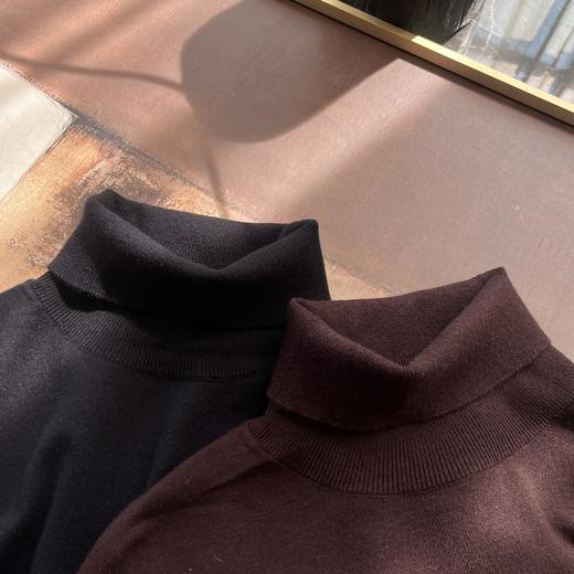 秋冬男士高领纯色针织衫毛衣（蕾姐穿S） 商品图8