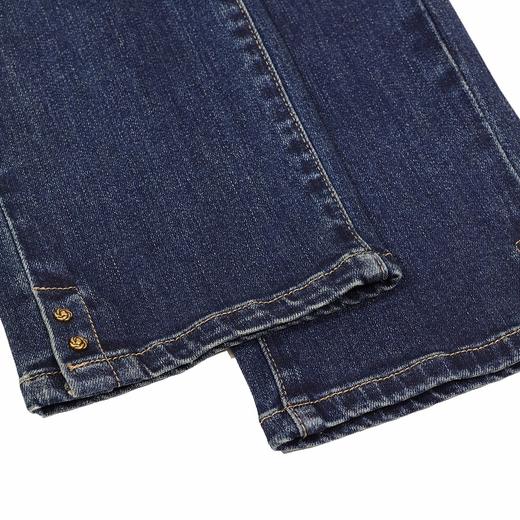 半身缘女裤 春季脚口开叉怀旧九分烟管牛仔裤261102M30120049 商品图4