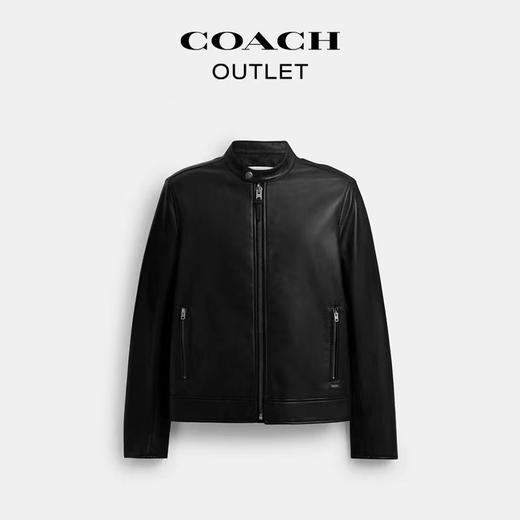 男士寇驰专柜同步小立领绵羊皮外套夹克 商品图7