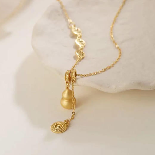 金色葫芦吊坠项链-纪念日百货门店同款166144590 商品图4