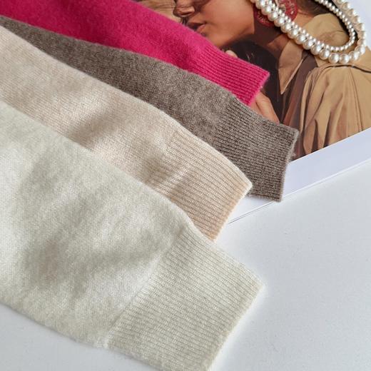 衣本素 半高领纯色百搭一线成衣100%羊毛衫【3-5天发货】 商品图3