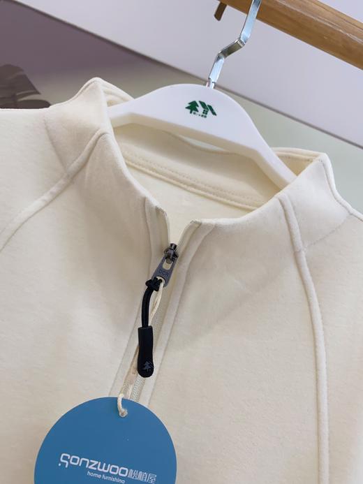 爆款松植屋秋冬女款暖绒瘦瘦衫｜温暖显瘦，一件到位 半拉链小立领外套 商品图7