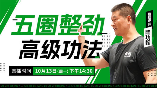 【10月13日】五圈整劲  高级功法 商品图0