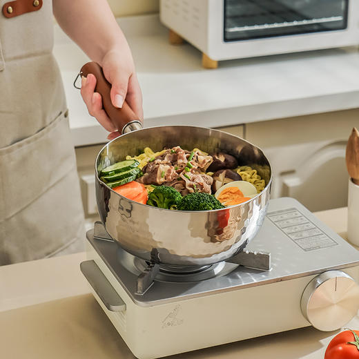 优选丨【易铂】316L五层钢雪平锅 商品图11