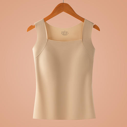 【显瘦又保暖】秋冬打底云朵肌底衣  10A抗菌无痕裸感免穿文胸显瘦打 底保暖背心 商品图9