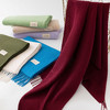 安可拉红围巾2米大围巾秋冬韩系氛围感女士百搭仿羊绒围巾纯色保暖围脖披肩 商品缩略图3