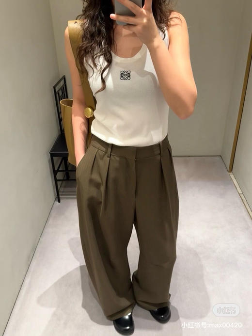 1011-5 圆正 lew 斜纹羊毛弯刀裤 167/135穿38，超过135估计腰围紧张 商品图0