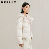 NEELLY纳俪商场同款冬新款时尚廓形面包服女白鸭绒连帽羽绒服外套N25104L04581 商品缩略图0