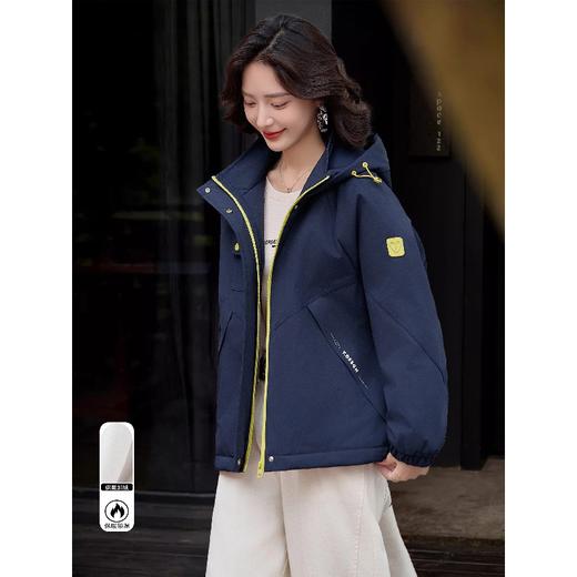 加绒派克棉服外套，时尚百搭加厚保暖棉袄上衣HR-YUEQ25897 商品图3