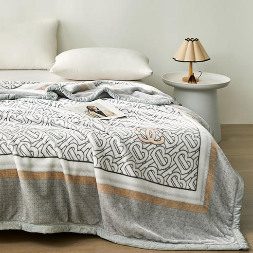 杉杉家纺 卡布奇诺云朵绒加厚毯 QFS-18505 商品图1