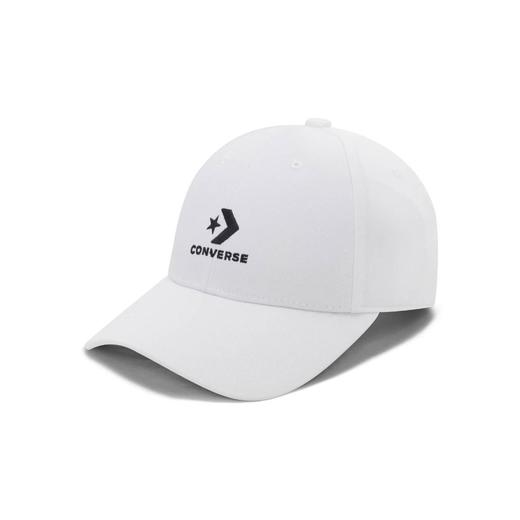 【云粉节】【4折】7楼CONVERSE匡威 白色男女同款星箭棒球帽10022130-A02 吊牌价149惊爆价59 商品图0