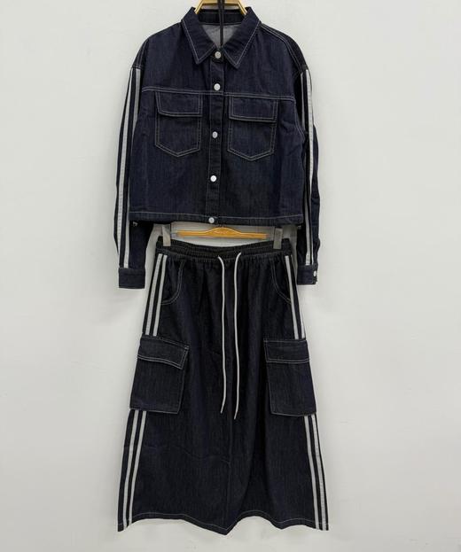 NC长袖外套配半裙上下两件套50702（蓝）秋季253010730321 商品图1