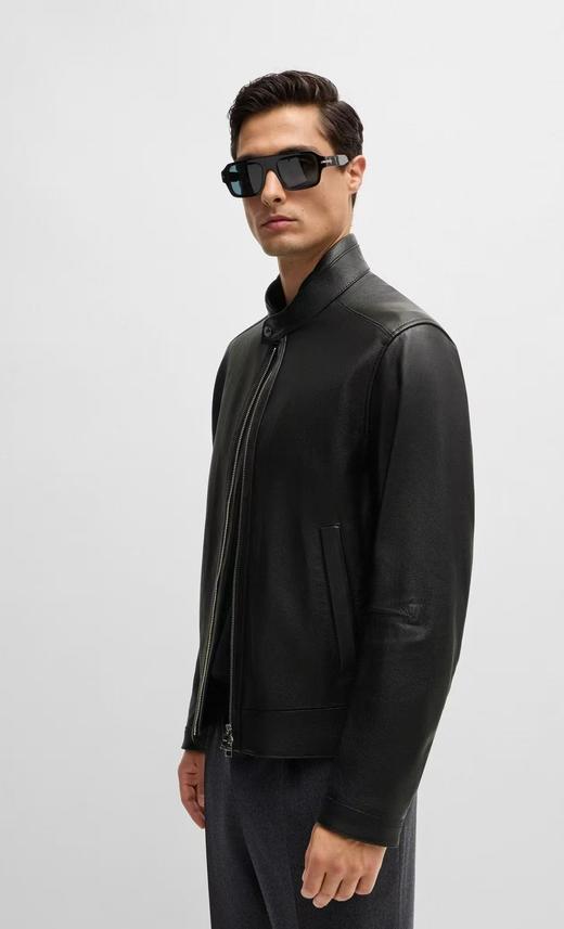 男士寇驰专柜同步小立领绵羊皮外套夹克 商品图1