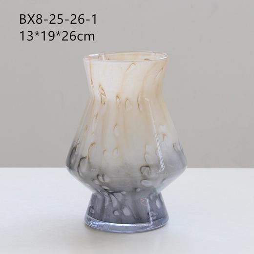 欧式复古芬顿花瓶彩色玻璃花器桌面水培插花容器电视柜玄关装饰 商品图8