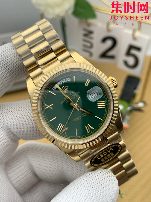 CBD配重版 V9升级版 重量200克+ 劳力士星期日历型系列 日志40mm 绿罗马DD 商品图1