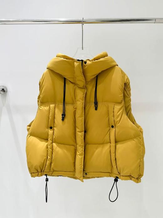 反季福利90鹅绒连帽马甲轻 软 暖 时尚马甲 商品图5