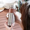 【6F】多样屋钛保温杯钛雅韵400ml办公杯-钛本色 商品缩略图1
