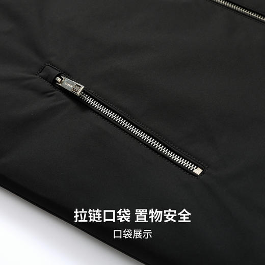 【含鹅绒】圣得西男简约立领轻暖鹅绒服2025秋季新款时尚百搭外套 商品图8