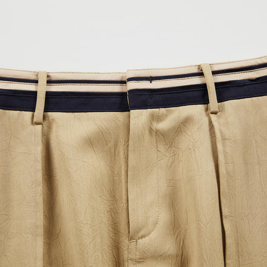 谜底A型半身裙2024年夏季新品复古通勤风百搭中长款半裙242MB0594 商品图3