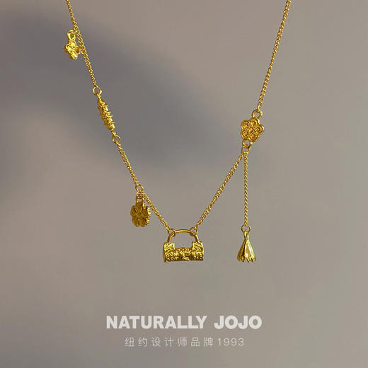 优选丨JOJO沙金系列 手镯/戒指/项链/耳环  国风设计质感高级 商品图5