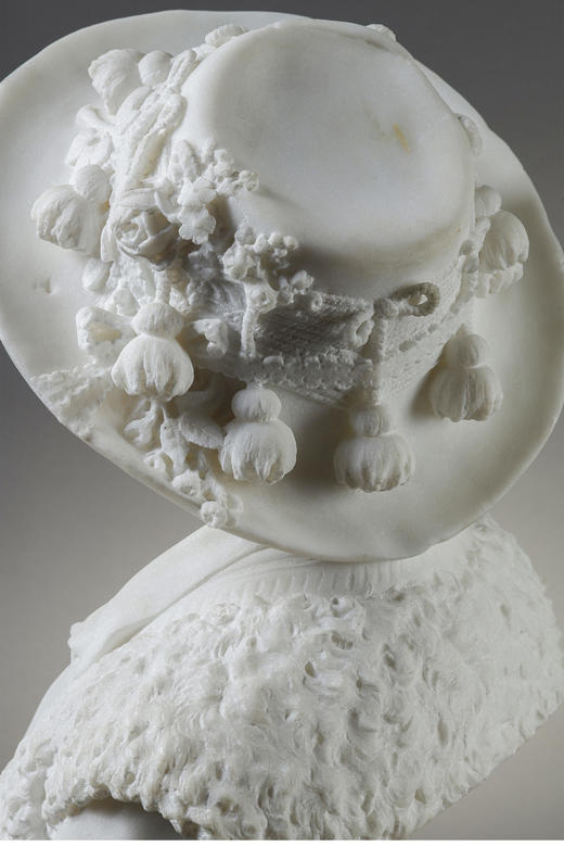 独角鹿西洋古董 1883年代意大利雕塑家签名创作卡拉拉大理石雕塑「年轻的牧童 商品图5