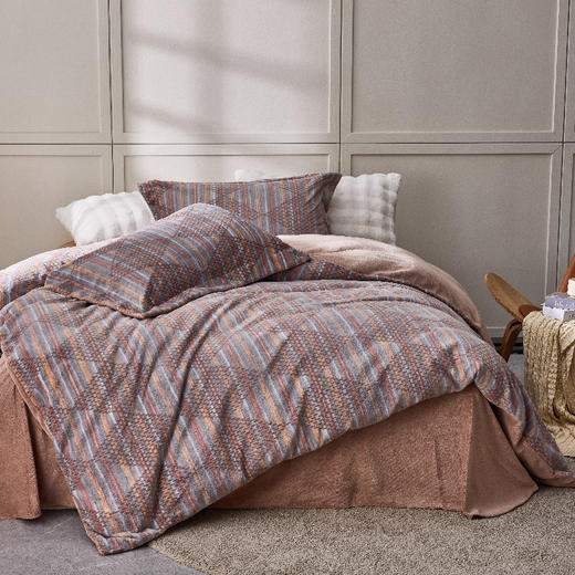 多喜爱 美眠康 牛奶绒套件 清雅-紫【不炸毛】【不起静电】【不掉毛】 商品图4