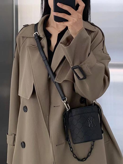 MLB香水包  水桶包女老花复古磨砂黑高级感斜挎包 商品图2