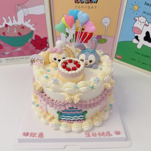 可琦安饼饼星黛露小动物复古蛋糕-低糖处理无添加 商品图1