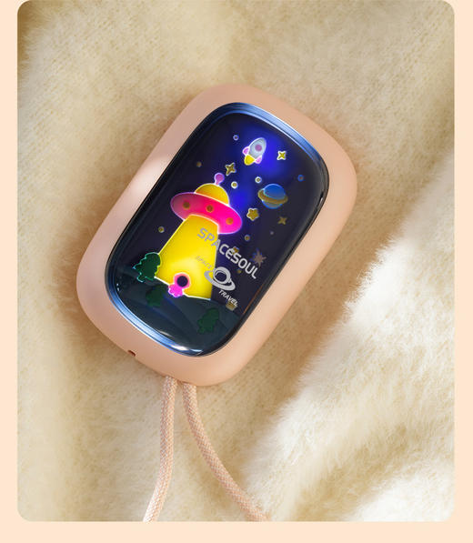 秋冬【暖手宝充电宝】带线二合一 usb便携式迷你暖宝宝生日礼物调温  商品图8