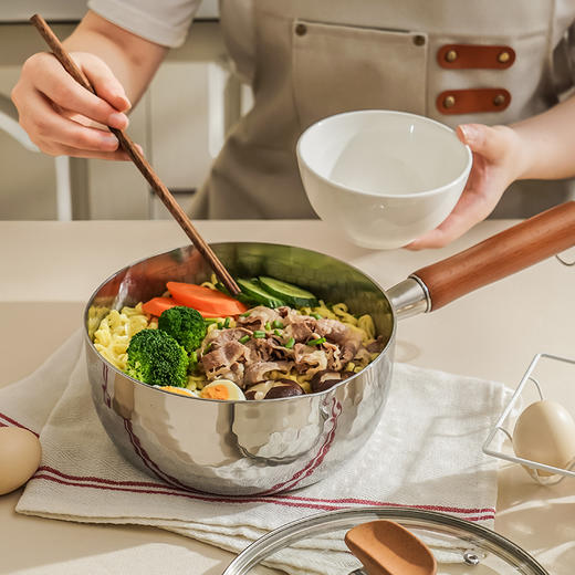 优选丨【易铂】316L五层钢雪平锅 商品图9