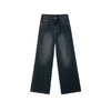 NEELLY纳俪商场同款冬季新款复古水洗宽松百搭直筒裤长裤女牛仔裤N25104H04423 商品缩略图3