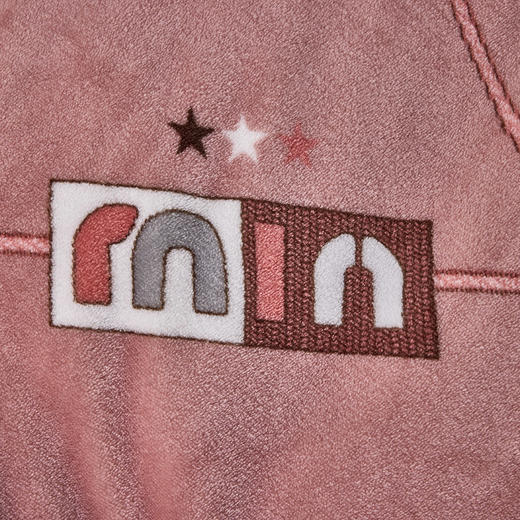 多喜爱 美眠康 牛奶绒套件 洛克之约-灰/粉【不炸毛】【不起静电】【不掉毛】 商品图1