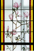 独角鹿西洋古董 19世纪末20世纪初法国新艺术时期出品雀鸟繁花主题彩绘玻璃花窗一组四件 商品缩略图4