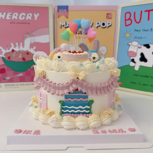 可琦安饼饼星黛露小动物复古蛋糕-低糖处理无添加 商品图0