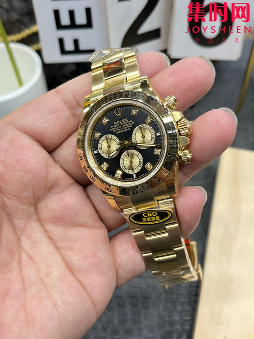 劳力士新款 CBD配重版 重量210克+ 包边迪通拿配重版 丹东4131机 全金钢带款 男士腕表 商品图4
